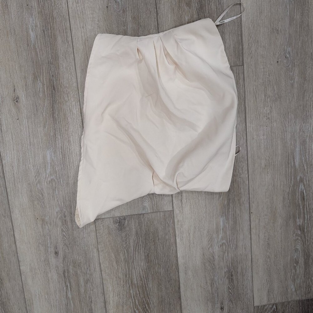 Forever 21 White Asymmetrical Tube Top
